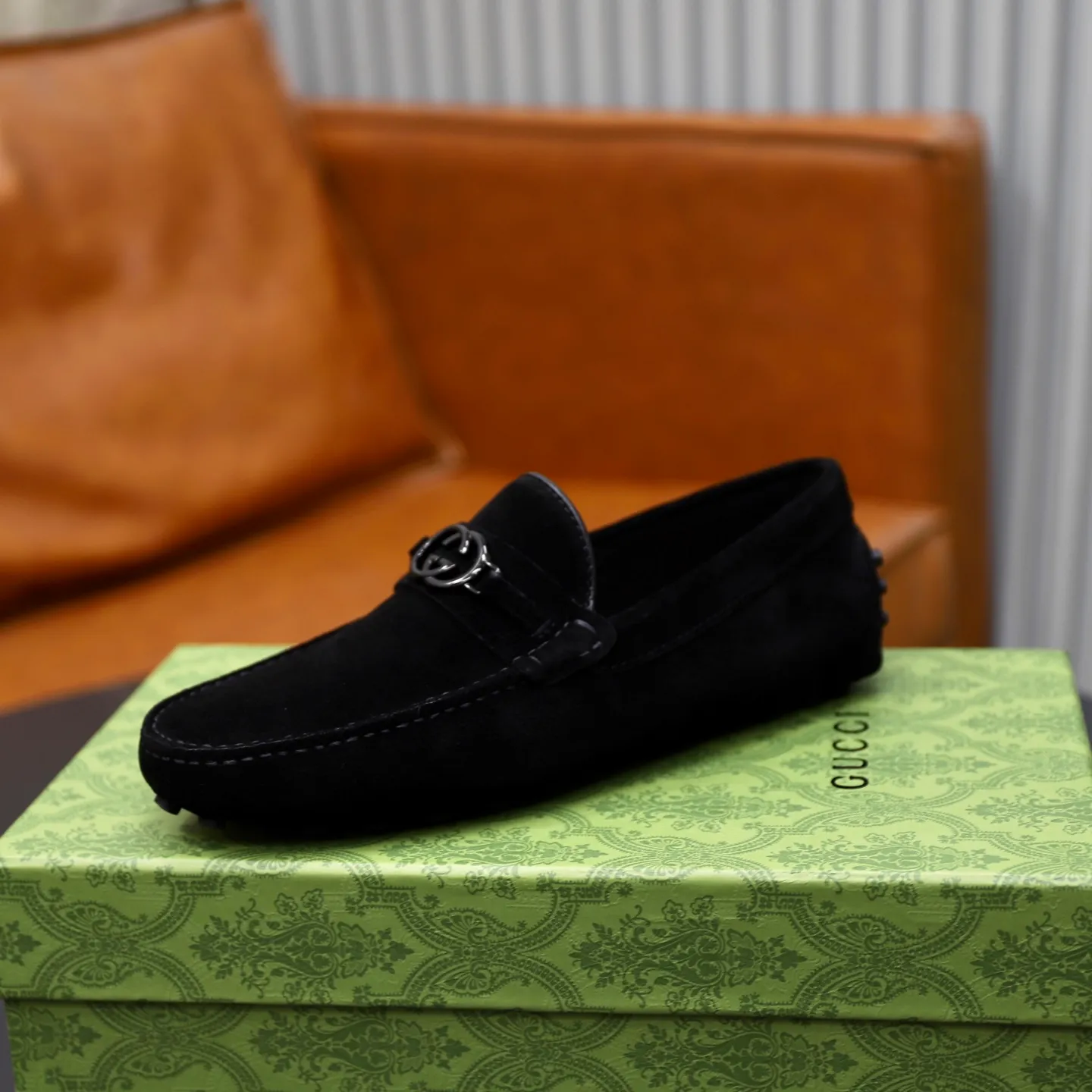Ex-factory price: 460💰[GUCCI] Gucci ⚠️High-end men’s driving and pedal series ⚠️38-44 (customized for 45) ⚠️All original cowhide leather! Thick and soft! Made entirely of calfskin lining! Rubber sheet anti-slip beanie sole! Three-dimensional package technology! Fashionable and classic! Handicrafts! Original high quality! Feel free to compare!
